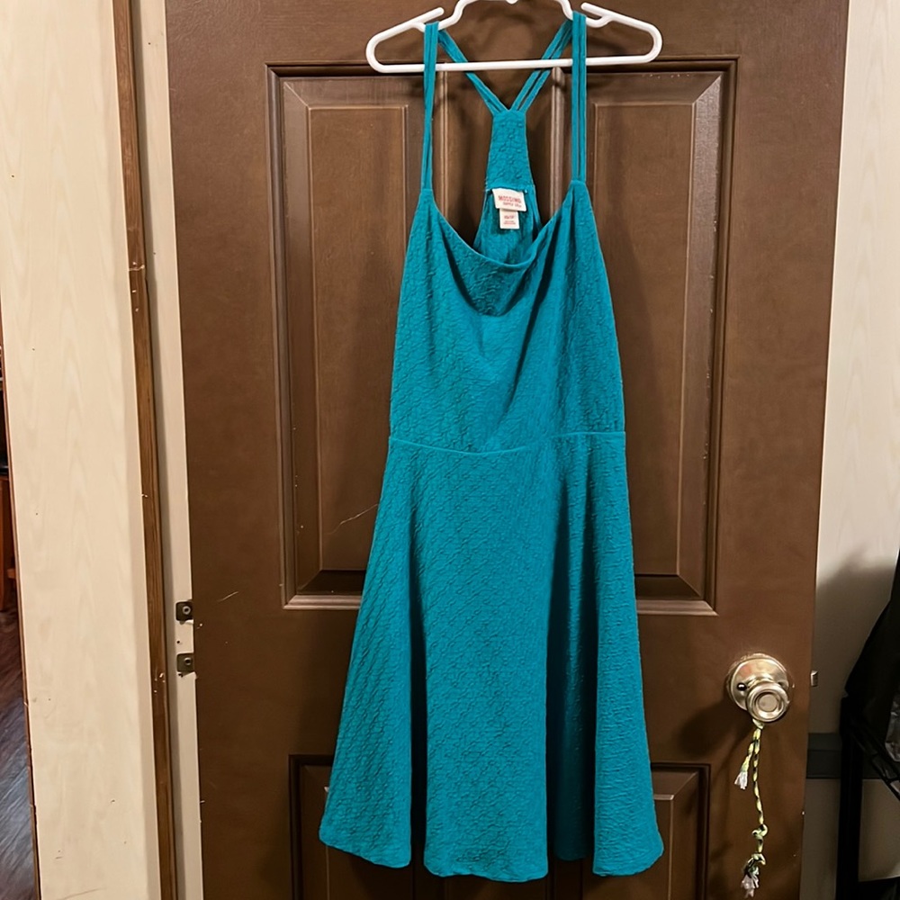 Teal mossimo dress size XS